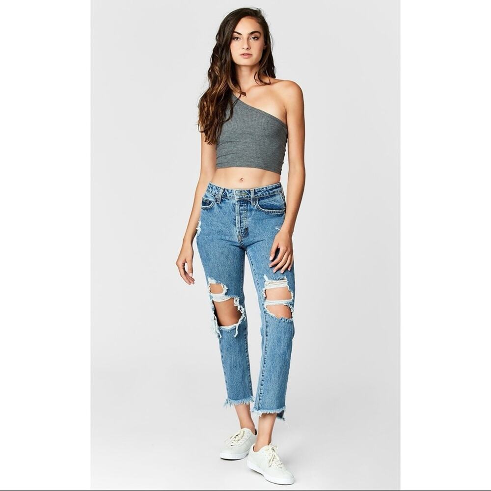 CARMAR | Destroyed‎ Cropped Jeans | 26
